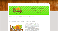Desktop Screenshot of lamarquetadelasflores.com